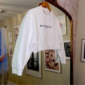Givenchy Cropped Logo Sweatshirt